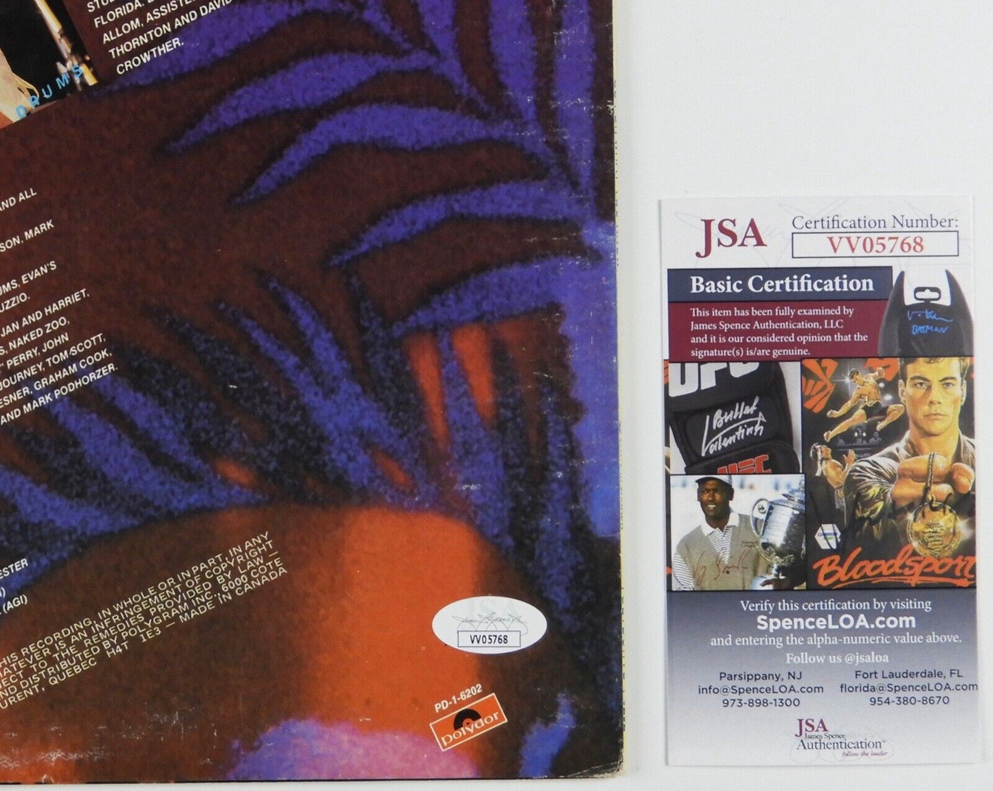 Pat Travers Band JSA Signed Autograph Album Record Go For That You Know