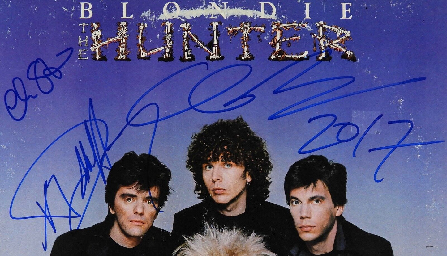 Blondie Hunger Debbie Harry + Band Signed Autograph Album JSA Vinyl Record