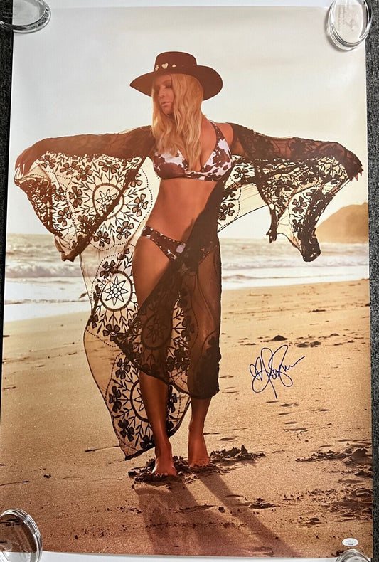 Jessica Simpson Signed Autograph Poster Limited Edition