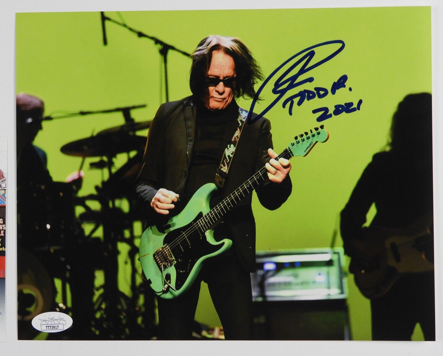 Todd Rundgren Signed Autograph JSA COA 8 x 10 photo Utopia