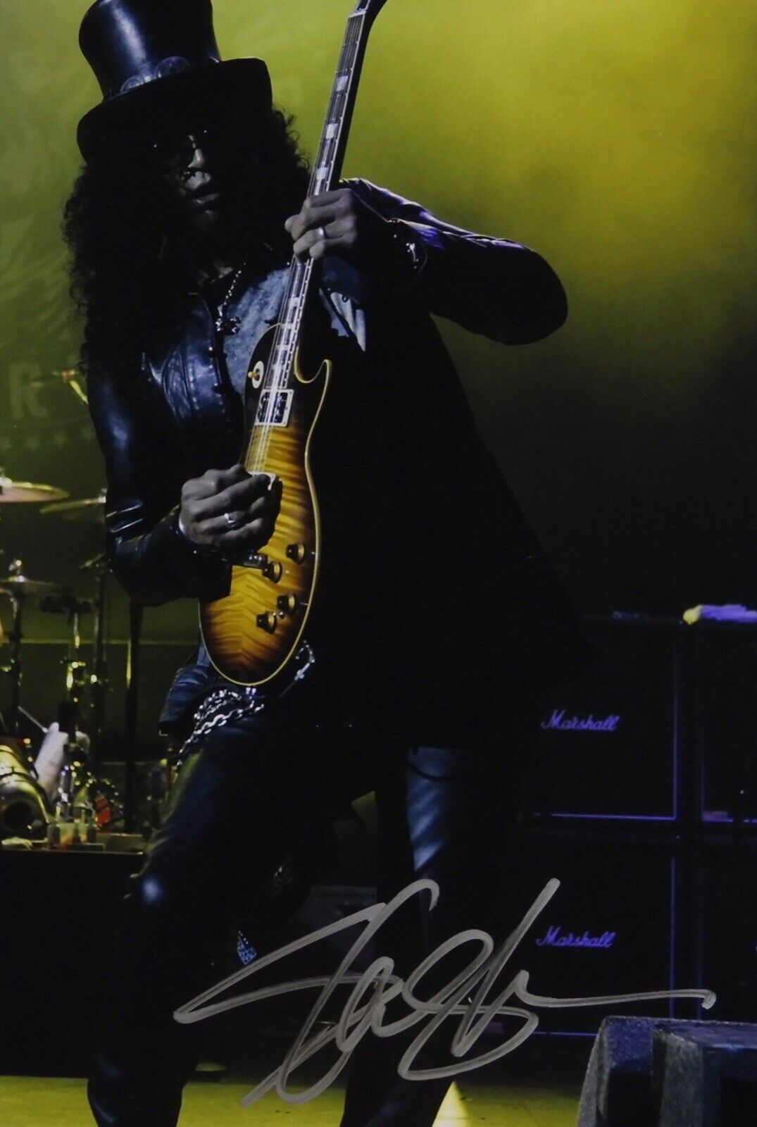 Slash Guns n Roses JSA Signed Autograph 8 x 10 photo