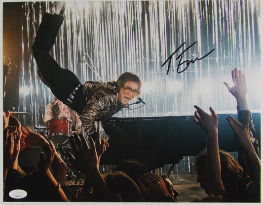 Taron Egerton Rocketman Elton John Autograph JSA 11 x 14 Signed Photo