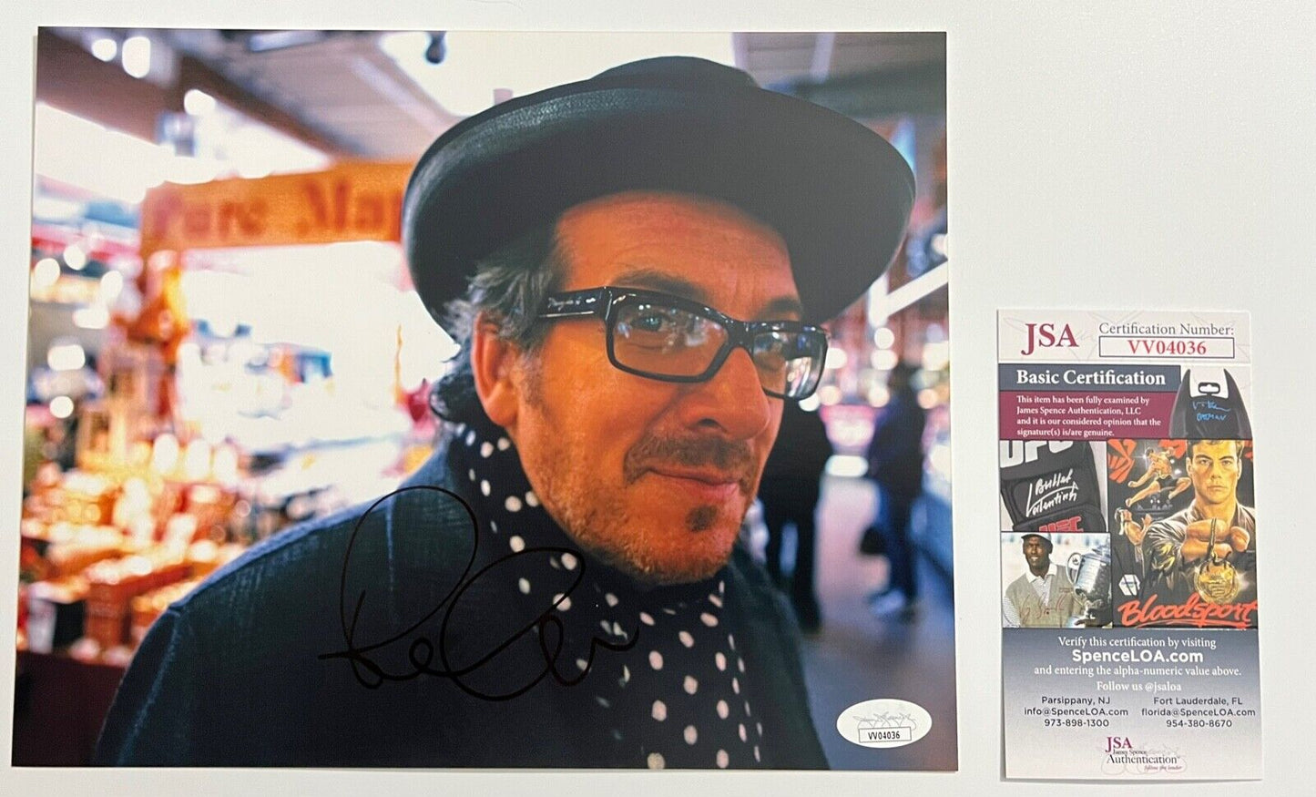 Elvis Costello JSA Signed Autograph 8 x 10 Photo