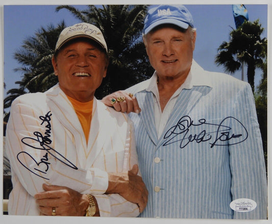 Beach Boys Mike Love Bruce Johnston Signed Autograph JSA COA 8 x 10 photo