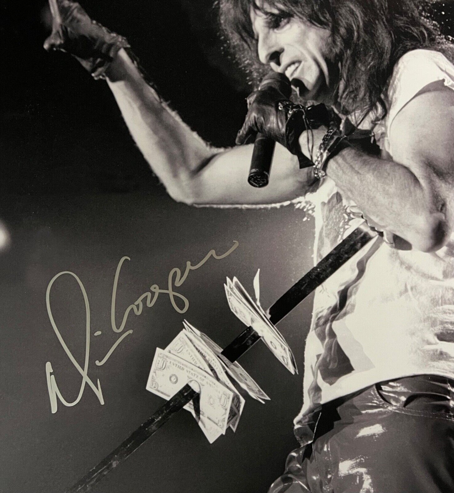 Alice Cooper JSA Autograph Signed 16 x 20 Photo Poster