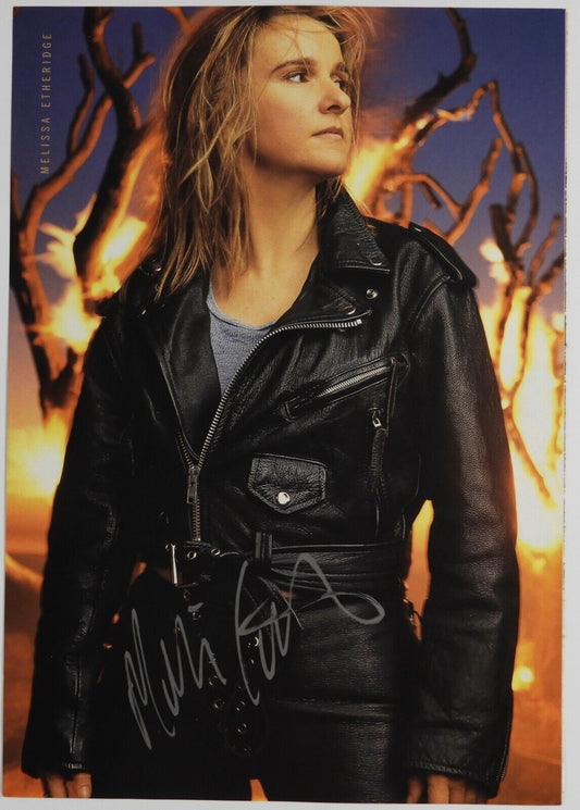 Melissa Etheridge Signed JSA Autograph Magazine Photo 15" x 9"