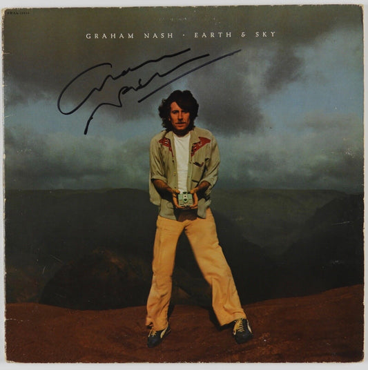 Graham Nash Signed Autograph JSA Album Vinyl Record Earth And Sky