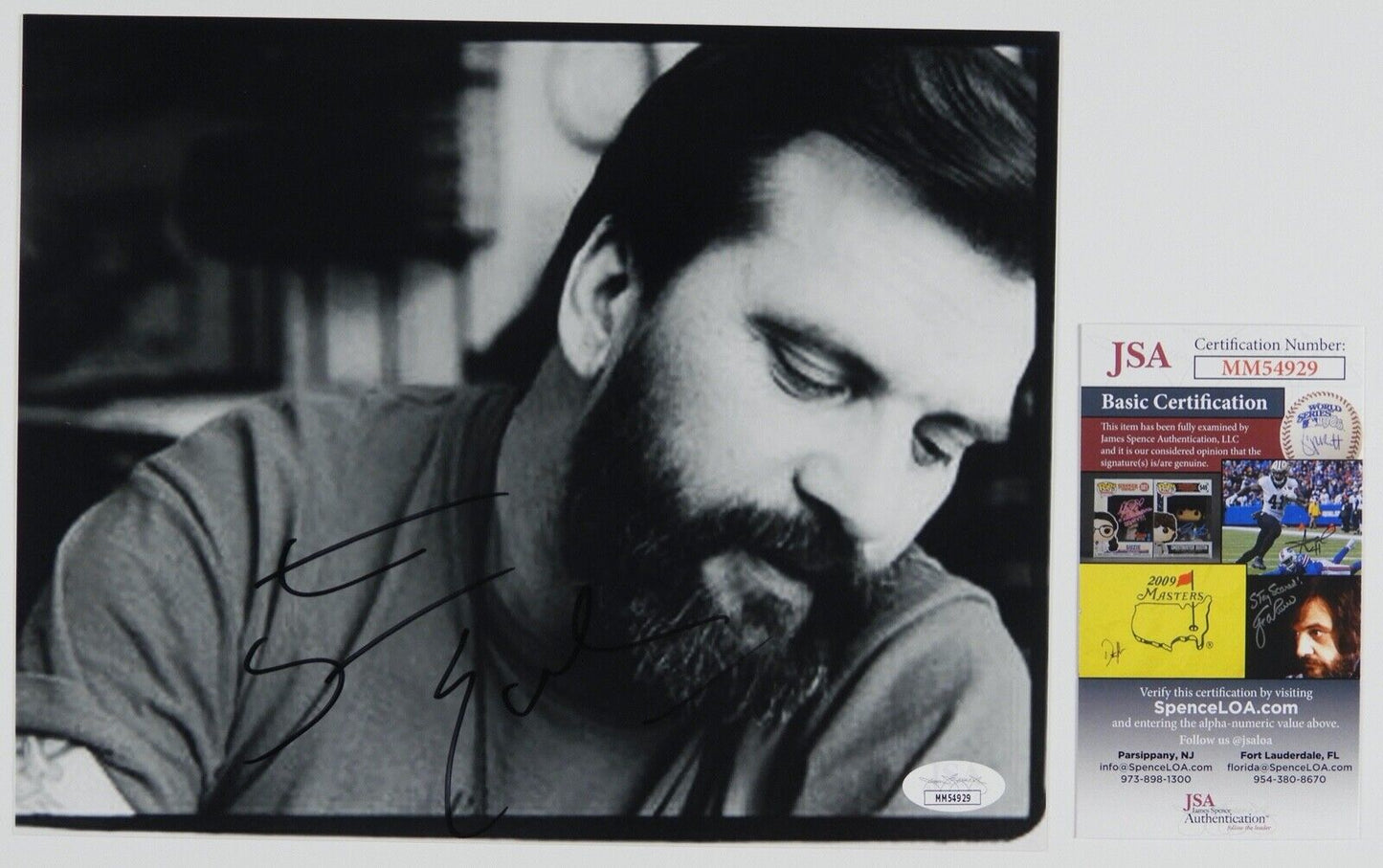 Steve Earle Signed Signed JSA Autograph Photo 8 x 10