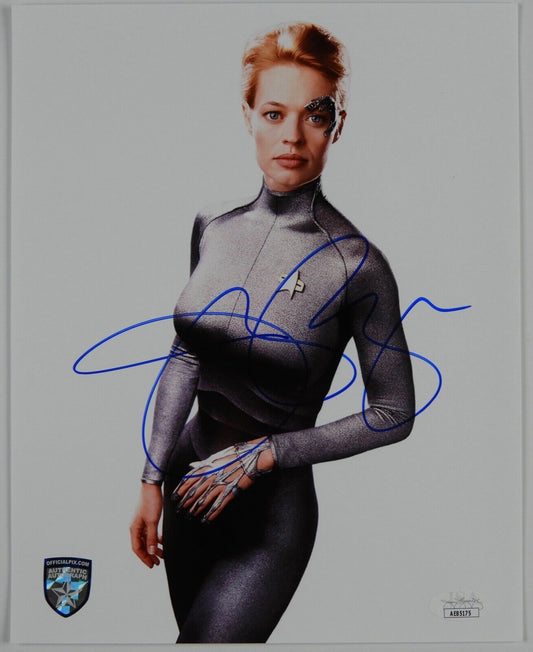 Jeri Ryan Signed Autograph JSA Star Trek 8 x 10 7 of 9 Picard