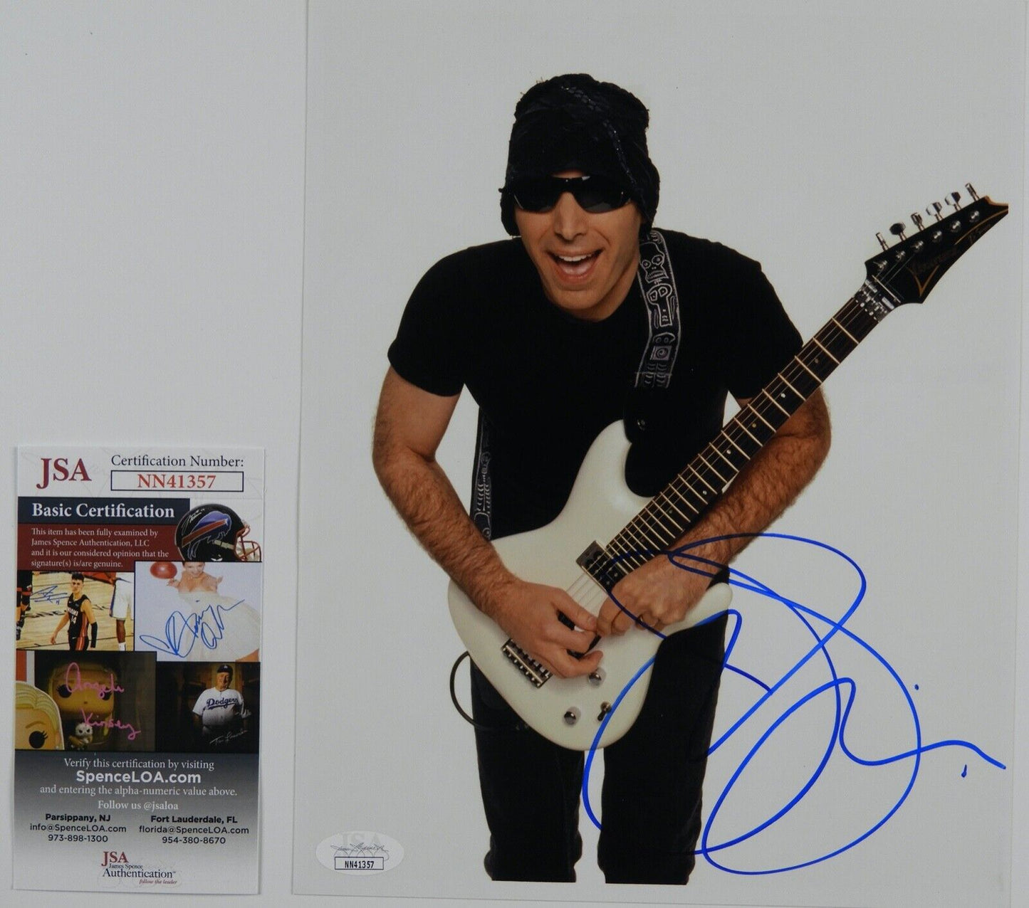 Joe Satriani JSA Signed Autograph Signed Photo