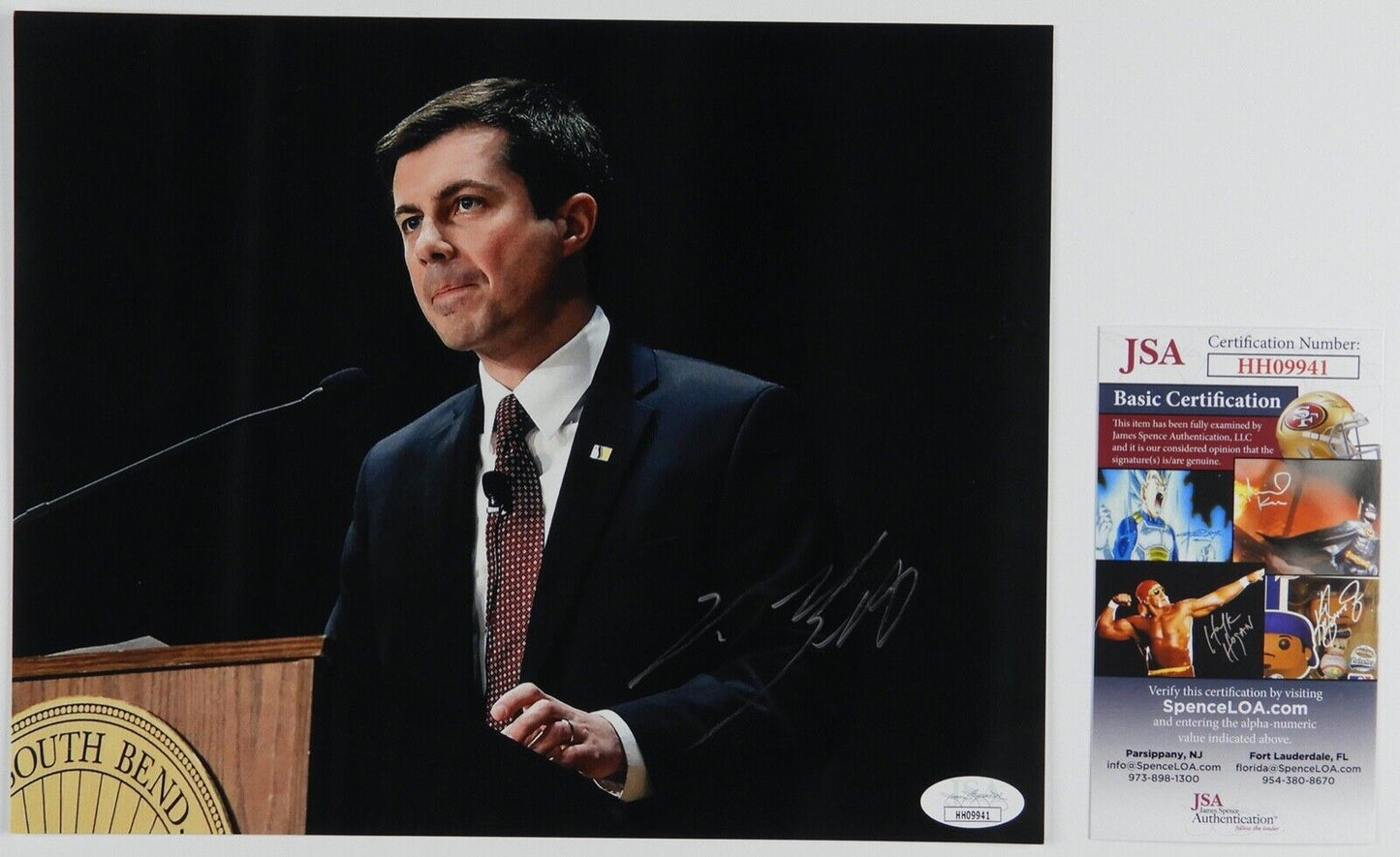 Mayor Pete Buttigieg Autograph Signed Photo 8 x 10 JSA PSA Beckett President