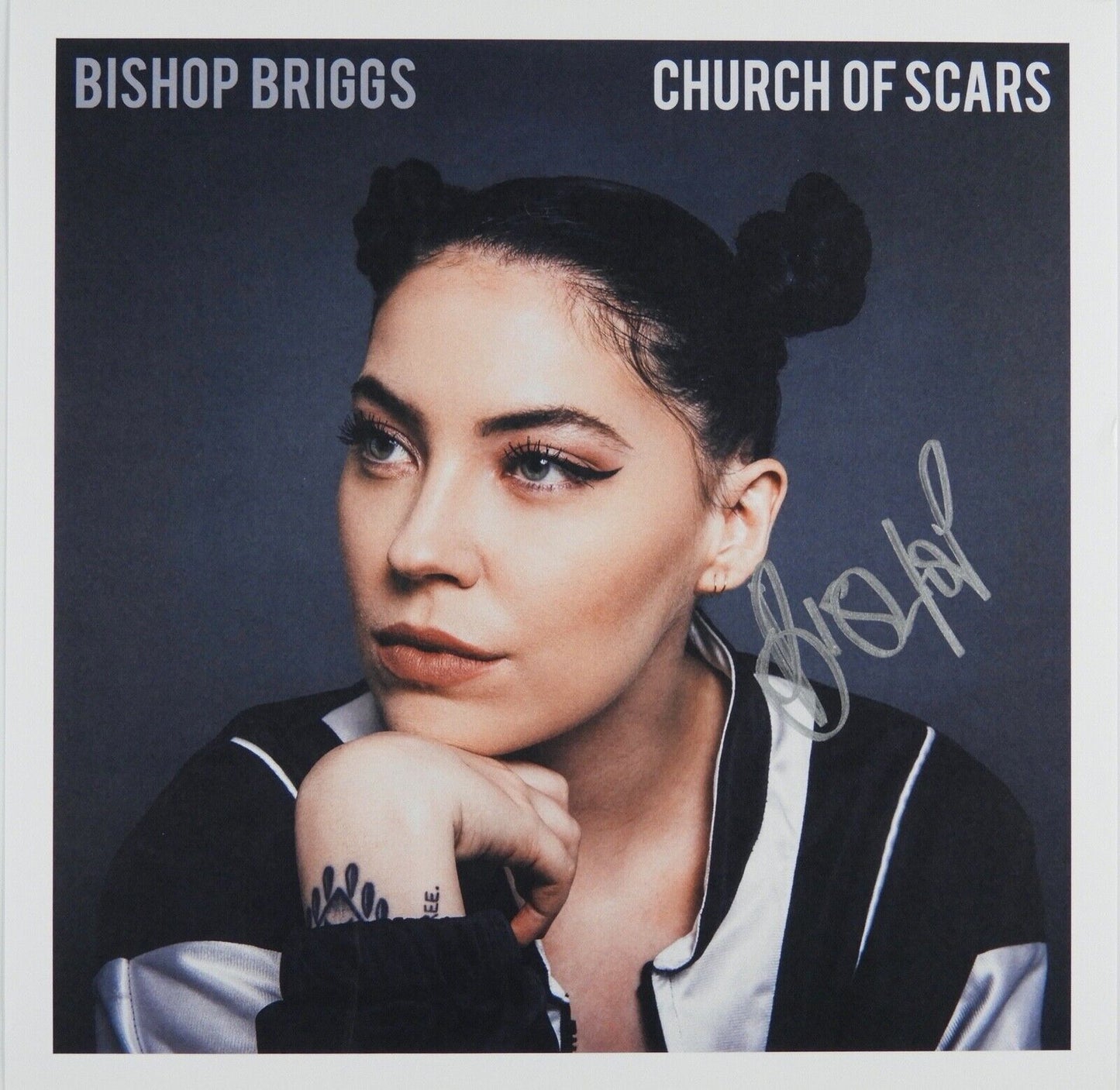 Bishop Briggs  JSA Signed Autograph 12" x 12" Lithograph Album Flat