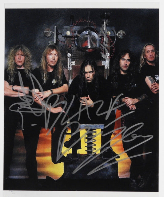 Iron Maiden JSA Signed Autograph Photo 8 x 10