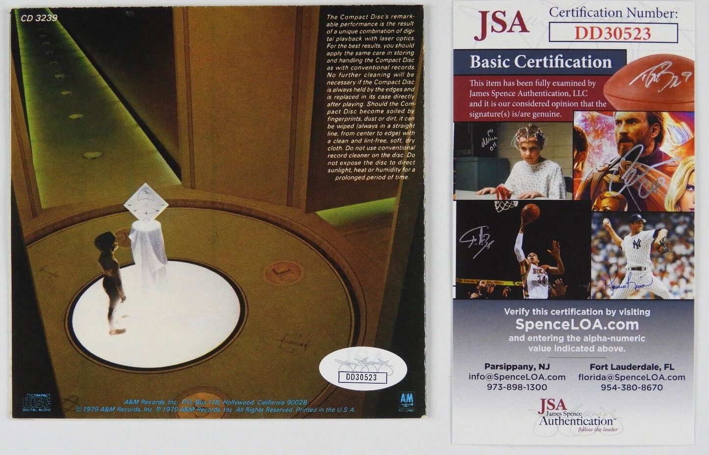 Styx JSA signed autograph CD Booklet Dennis DeYoung Tommy Shaw +