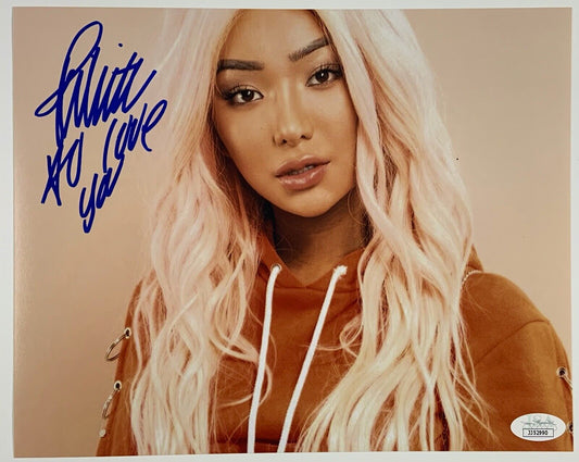 Nikita Dragun JSA Signed Autograph 8 x 10 photo