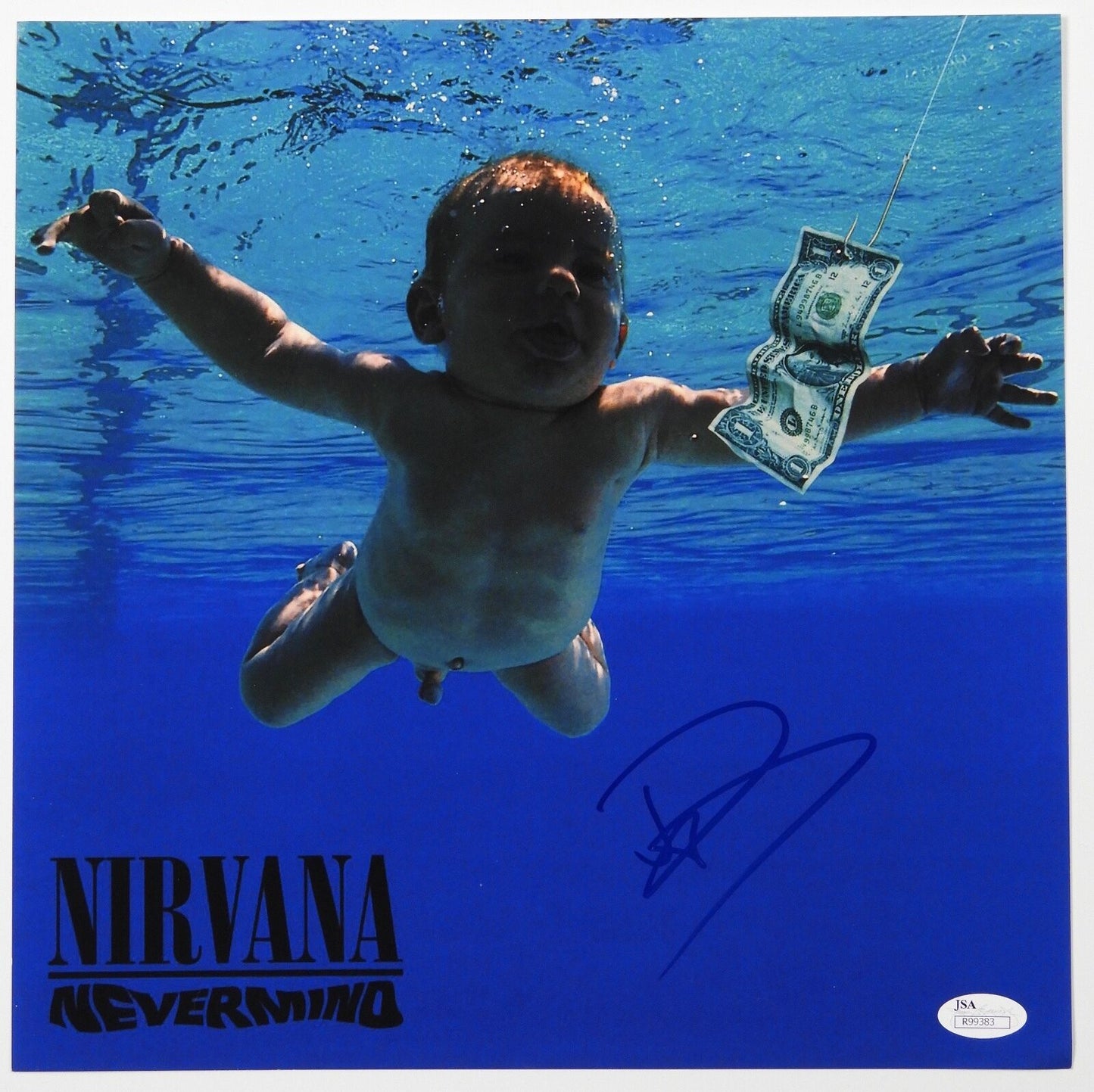 Dave Grohl Nirvana JSA 12 x 12 Photo Signed Autographed Nevermind