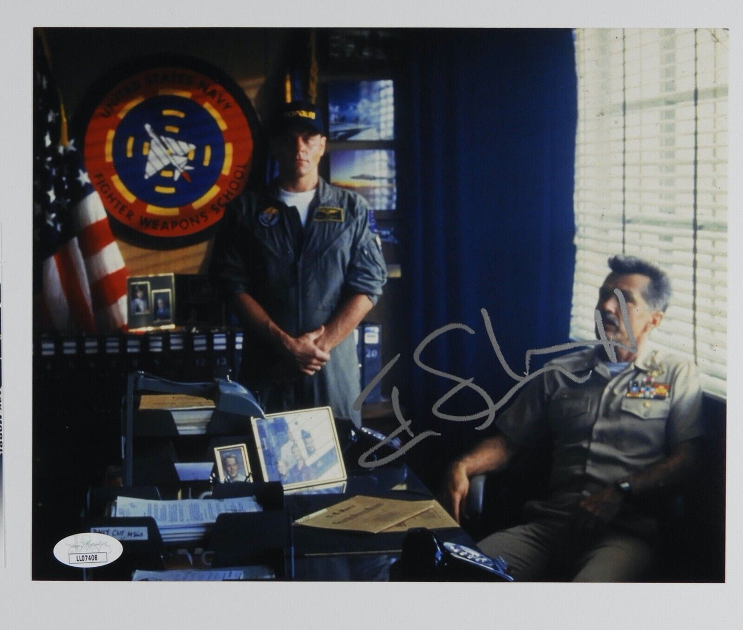 Tom Skerritt JSA Top Gun JSA Autograph Signed Photo 8 x 10