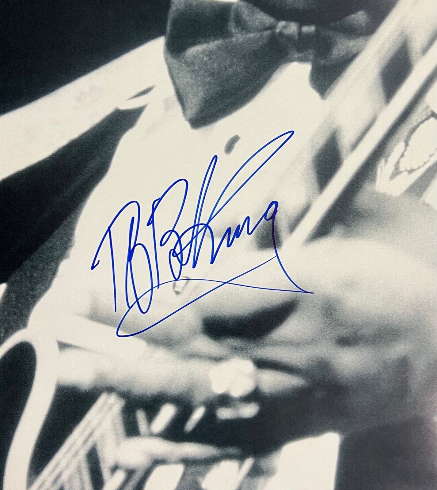 BB King Signed Autograph Poster JSA The Blues