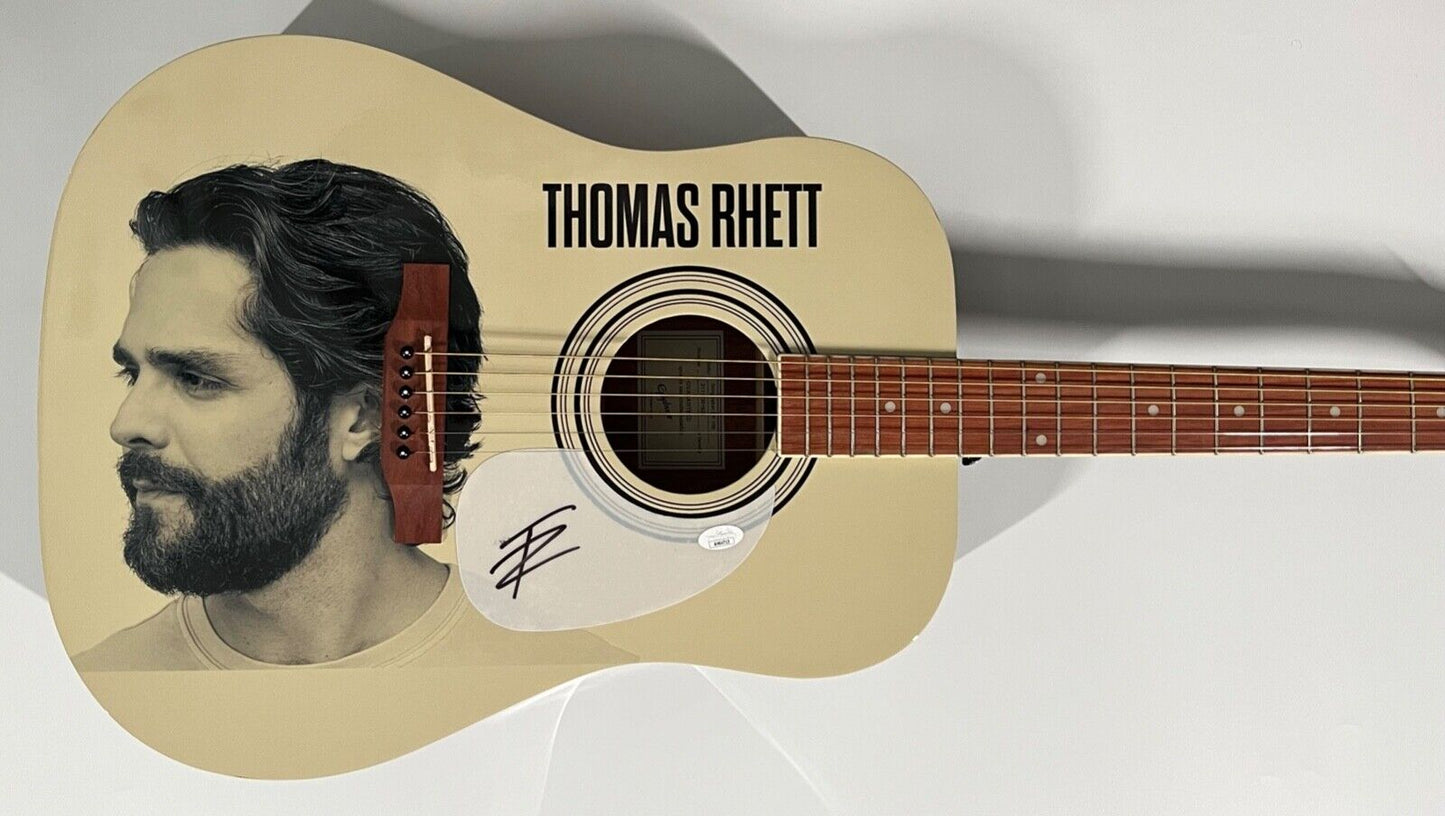 Thomas Rhett JSA Guitar Autograph Signed Acoustic Guitar