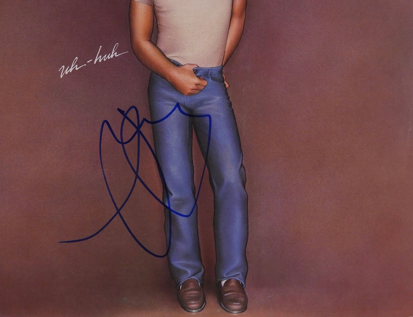 John Cougar Mellencamp Signed Autograph Uh - Huh JSA Album Vinyl Record