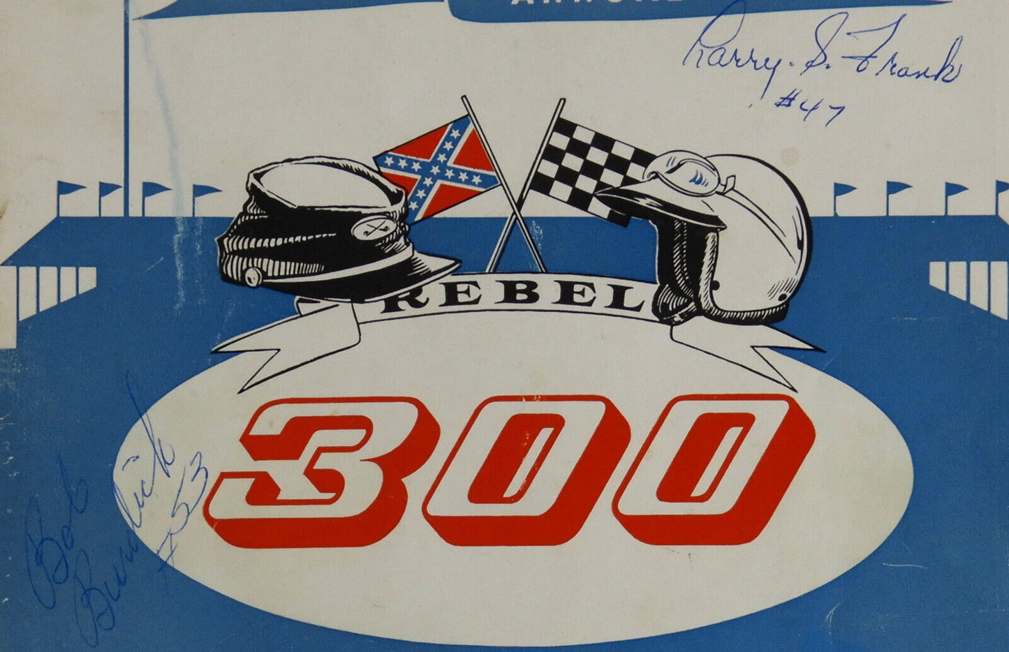 Fireball Roberts JSA Autograph Signed 18+ Drivers Darlington NASCAR 1961 Program