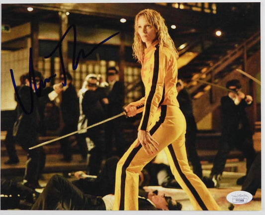 Uma Thurman Kill Bill Signed JSA Autograph Photo 8 x 10