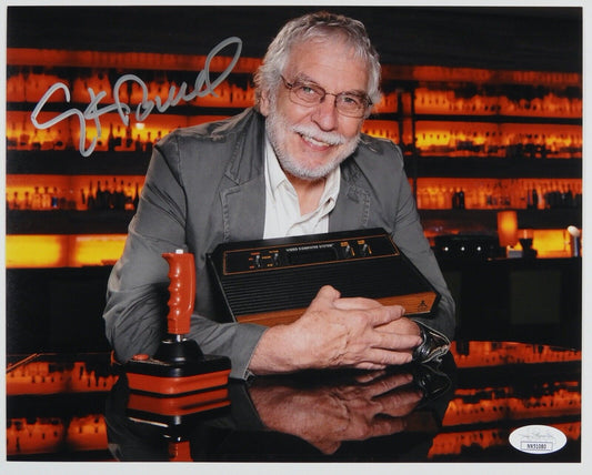 Nolan Bushnell Signed Autograph 8 x 10 Photo JSA COA Atari Ping Pong Pitfall