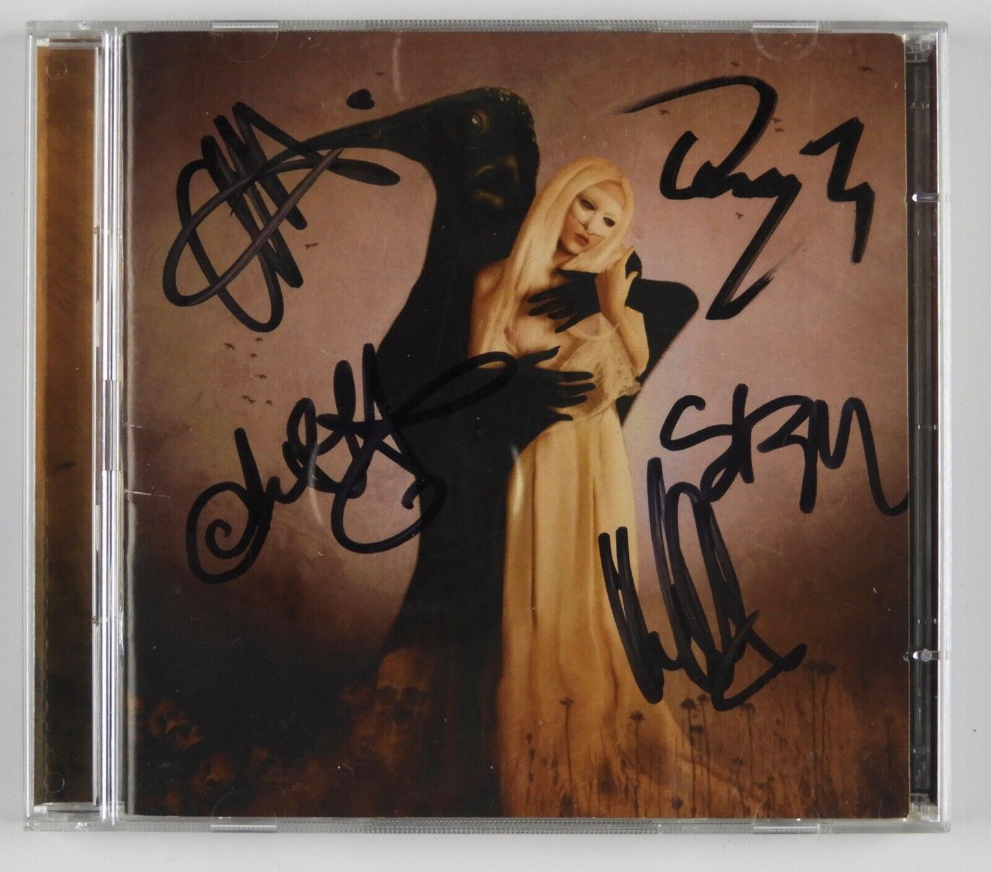 The Agonist signed autograph CD Booklet Once Only Imagined