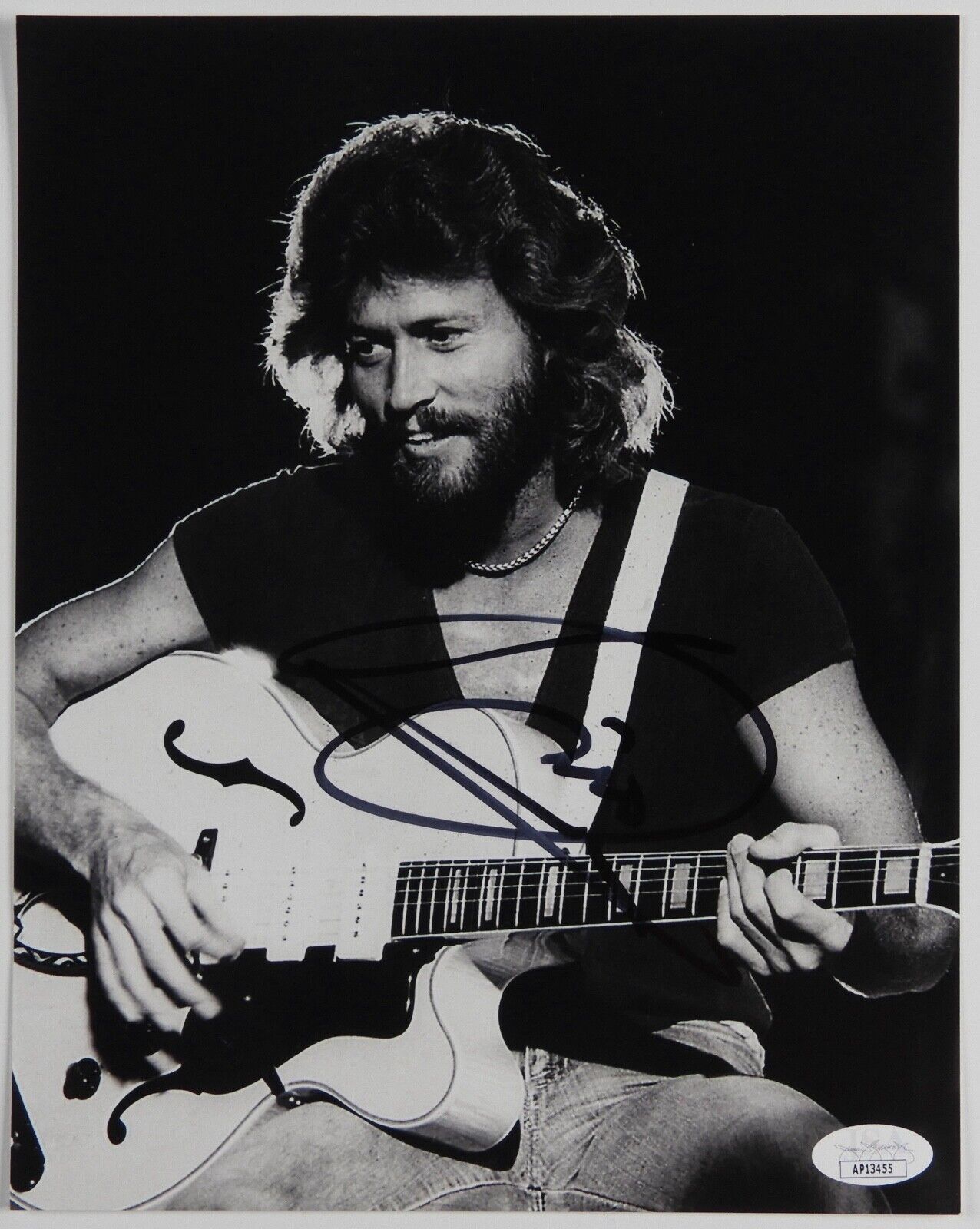 Barry Gibb JSA Signed Autograph 8 x 10 Photo The Bee Gees