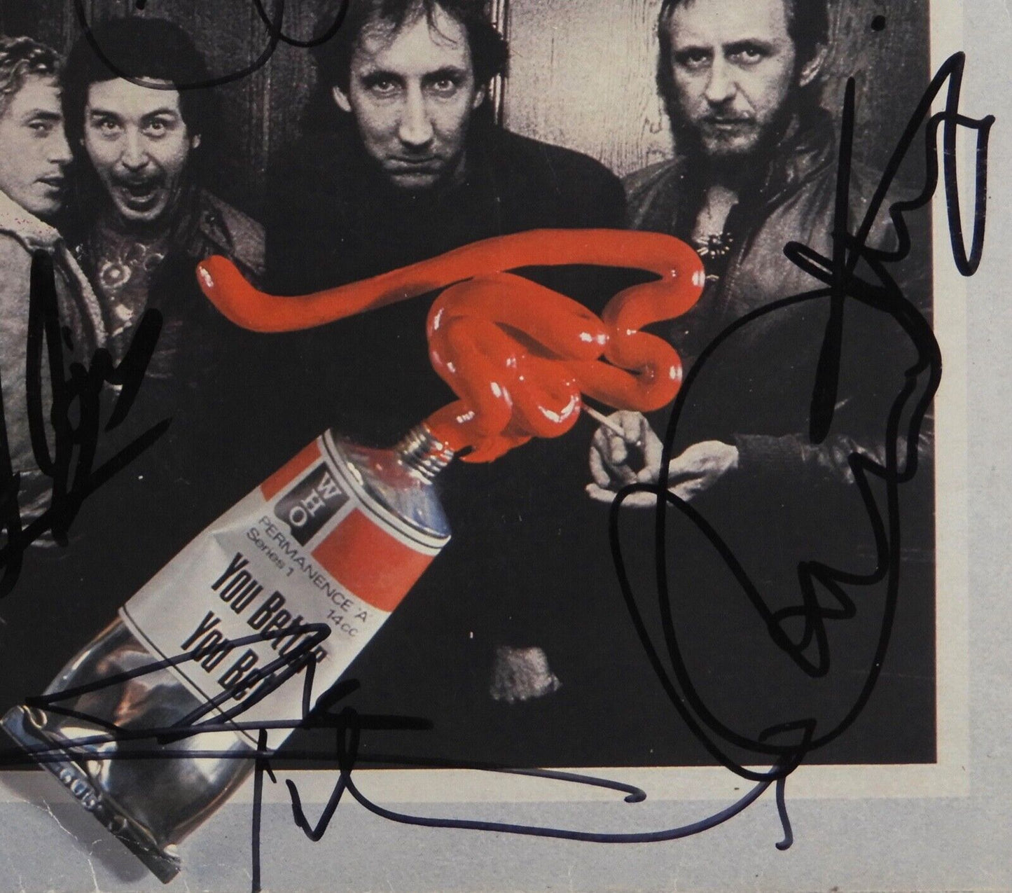 The Who JSA Fully Signed Autograph 45 Record Roger Daltrey Townshend Entwistle +