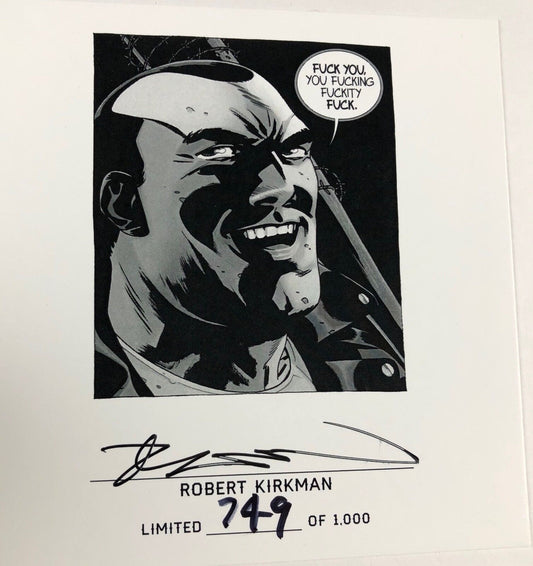 The Quotable Negan Kirkman Signed Edition #749/1000 Sold Out The Walking Dead