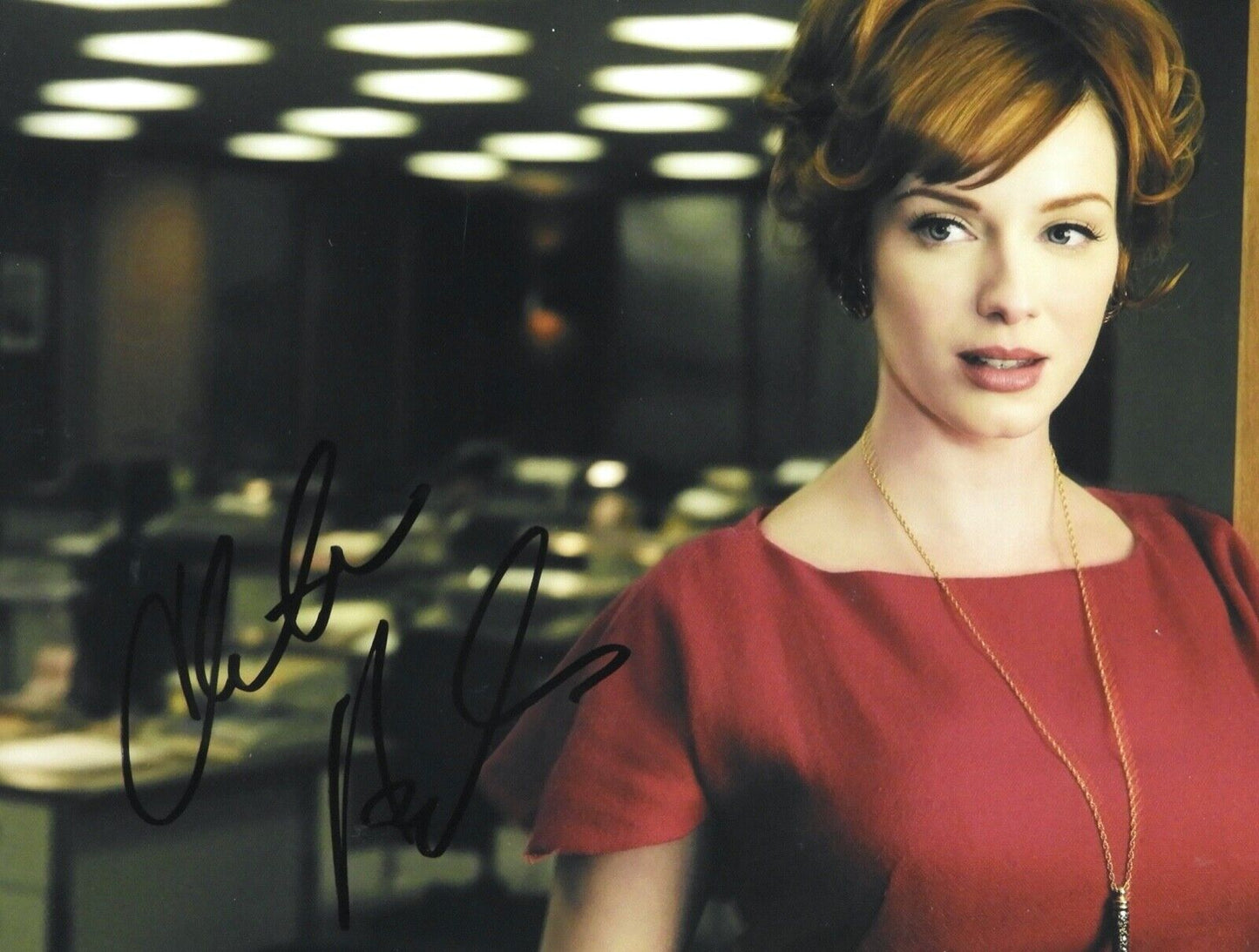 Christina Hendricks Mad Men JSA Signed Autograph 8 x 10 Photo