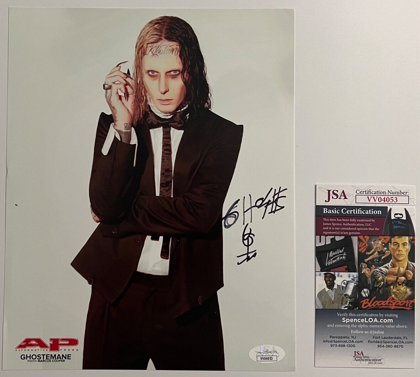 Ghostemane JSA Signed Autograph 8 x 10 Photo