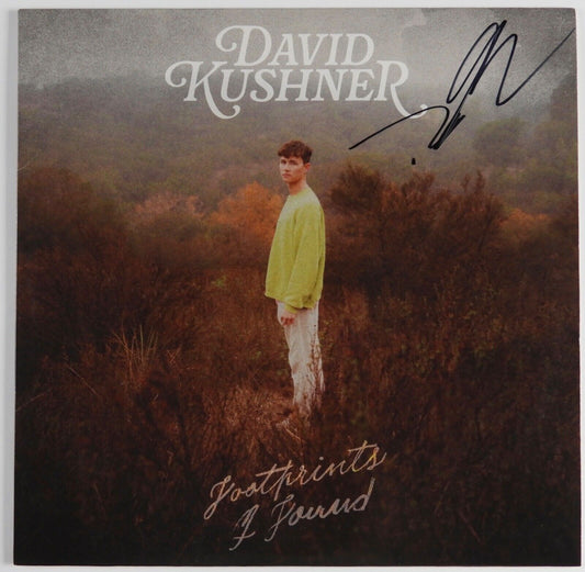 David Kushner  Signed Autograph Record Album Footprints I Found Colored Vinyl