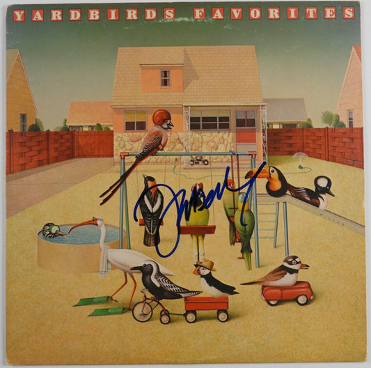Jeff Beck  JSA  Signed Autograph Album Vinyl Yarbirds Favorites