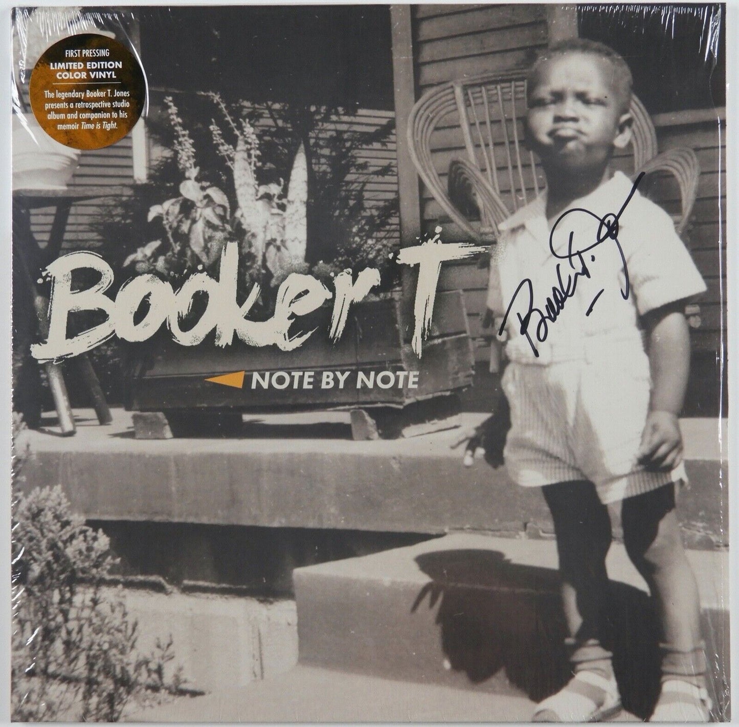 Booker T Jones JSA Signed Autograph Album Record LP Note By Note