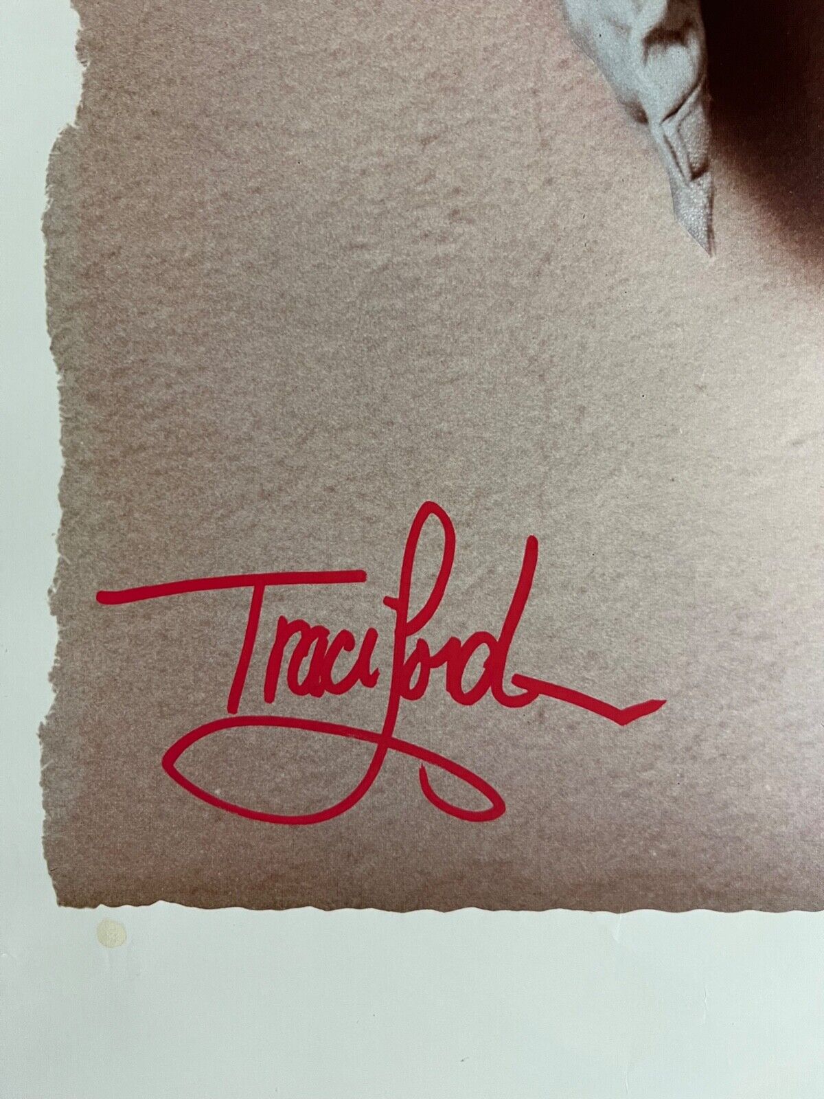 Traci Lords JSA Signed Autograph Original Vintage 1987 Poster