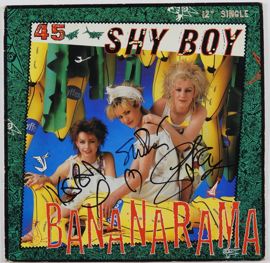 Bananarama JSA Signed Autograph Album Record Vinyl LP Shy Boy 12"