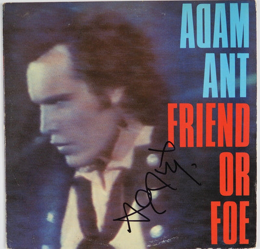 Adam Ant Signed Autograph Album JSA Record Vinyl Friend Or Foe