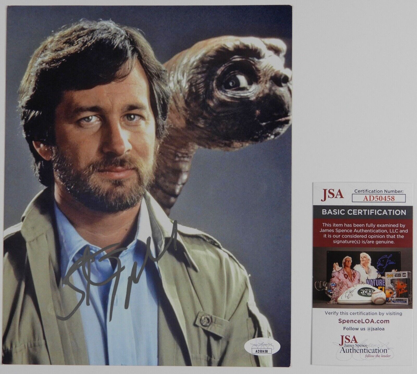 Steven Spielberg JSA Autograph Signed 8 x 10 Photo ET E.T.