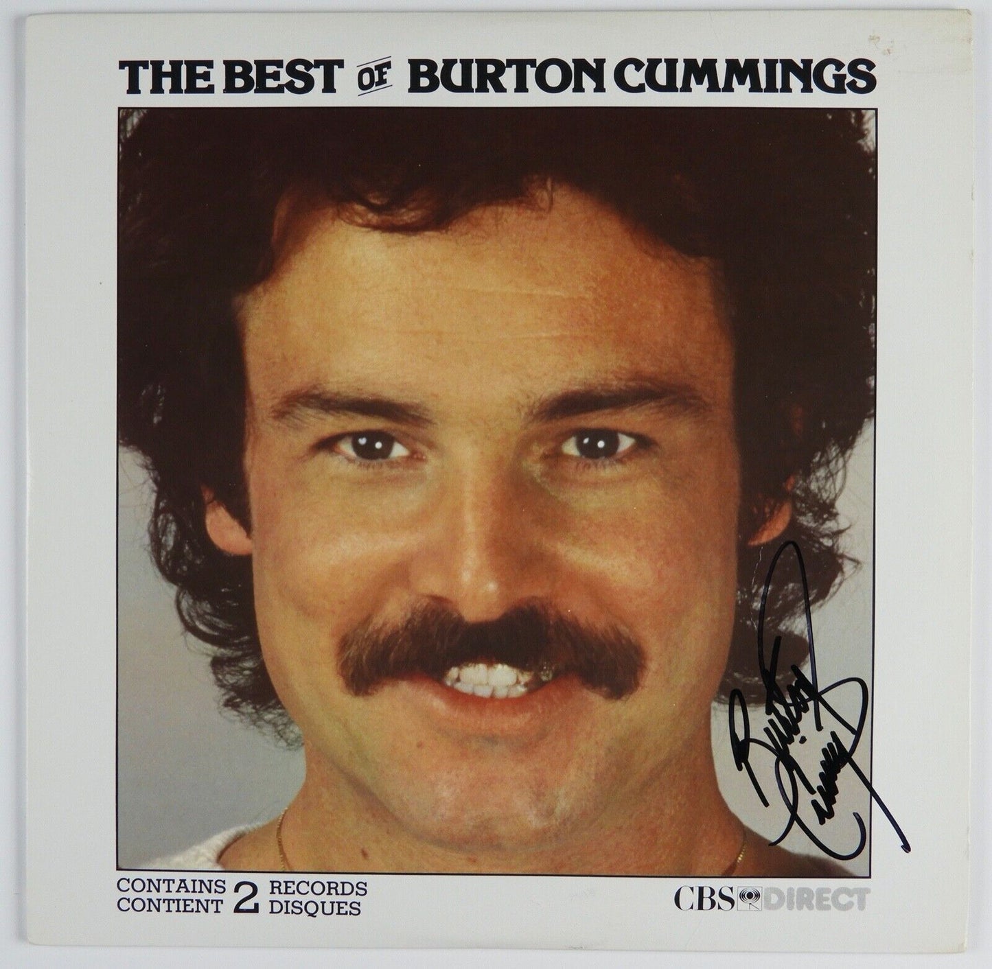 Burt Cummings JSA Signed Autograph Album Vinyl Record The Best Of