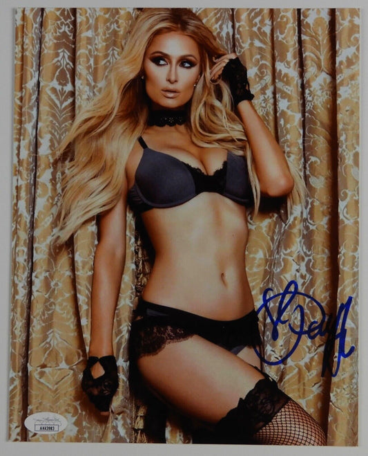 Paris Hilton JSA Signed Autograph Photo 8 x 10