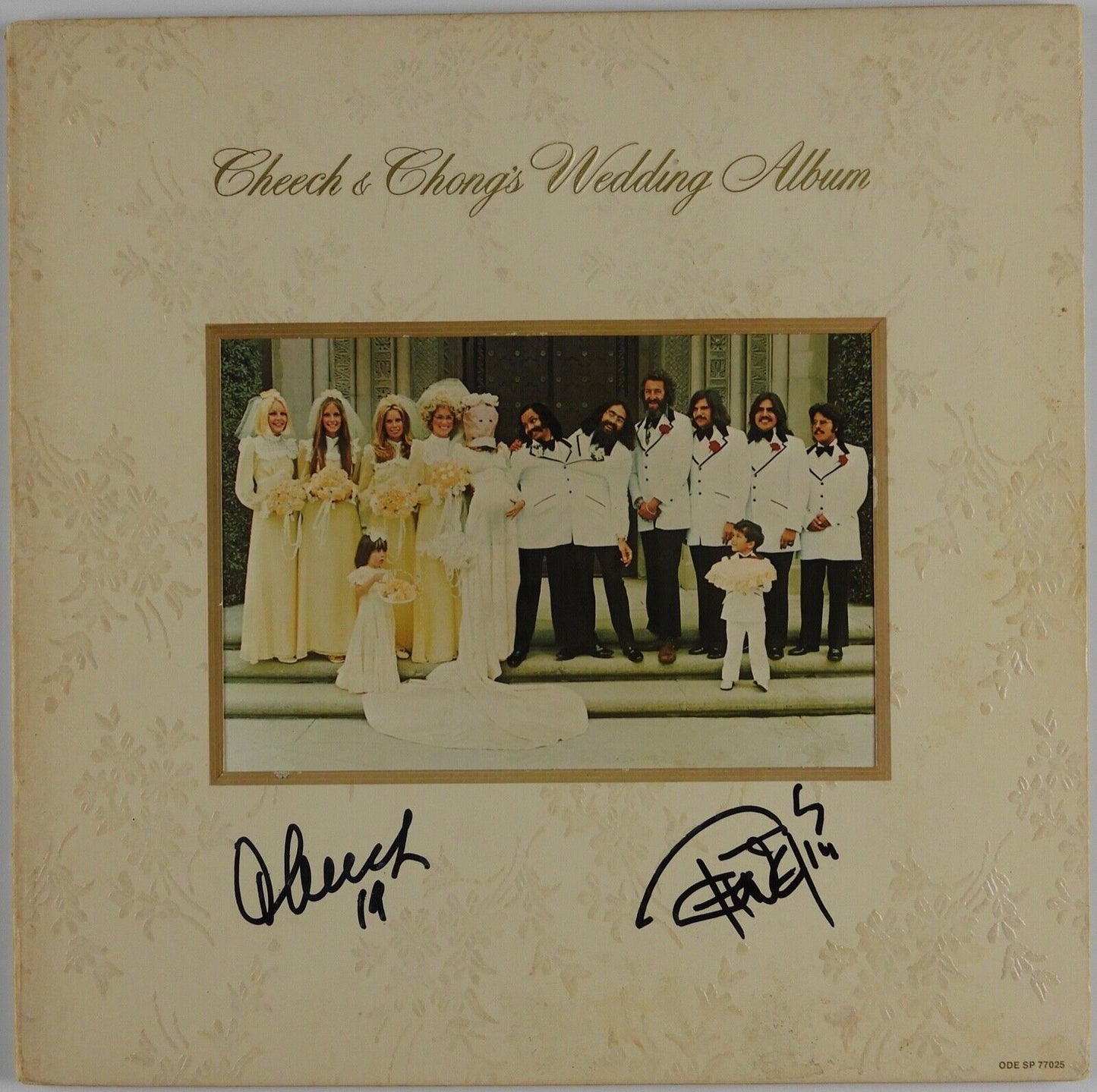 Cheech and Chong Signed Autograph Record Album JSA Vinyl Wedding Album