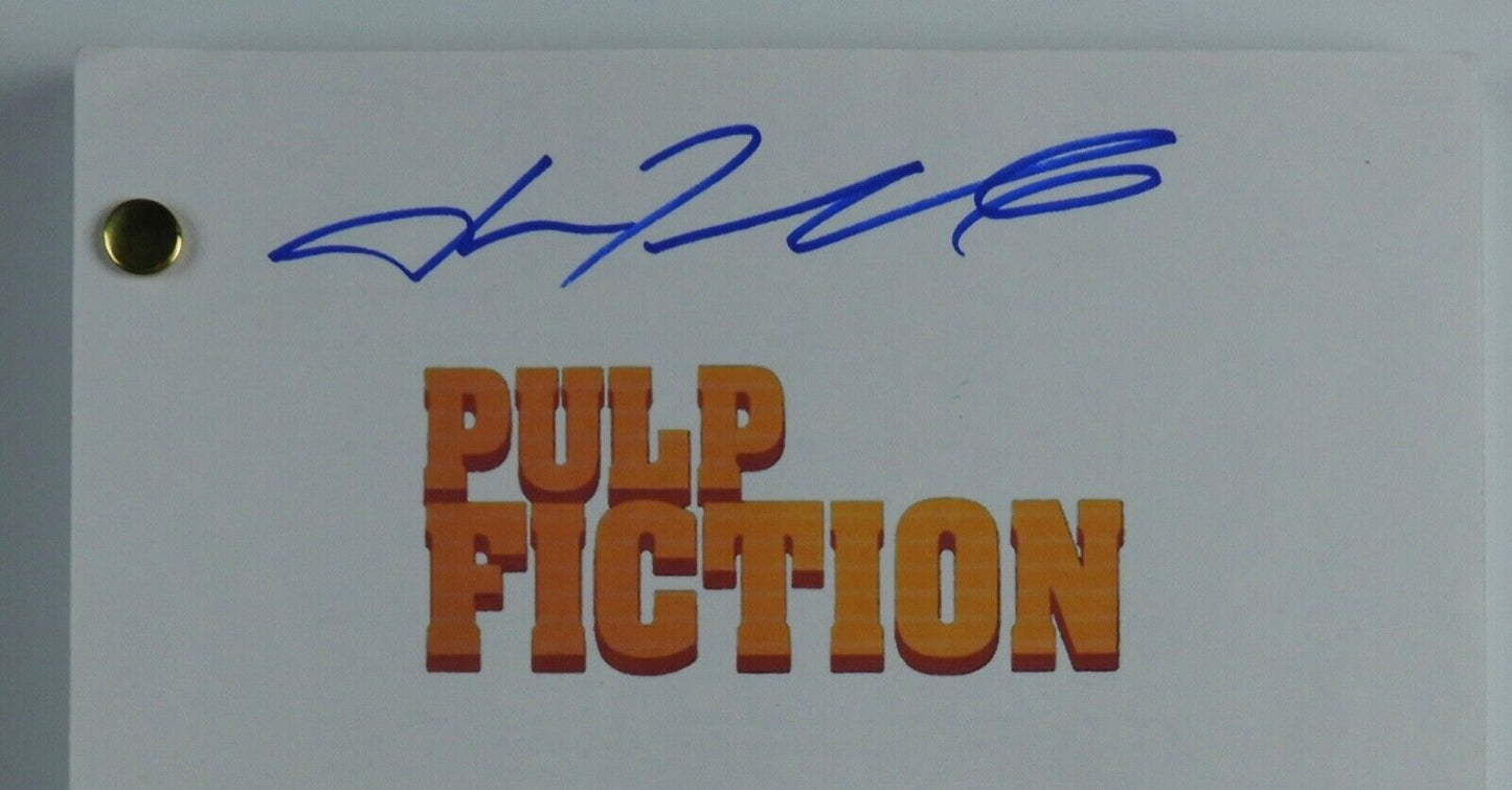 Pulp Fiction John Travolta Uma Thurman JSA Autograph Signed Full Script