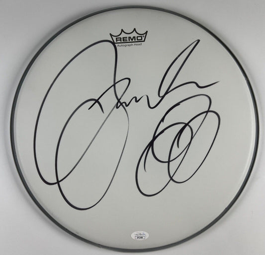 Jason Bonham Autograph Signed Drumhead JSA COA 14"