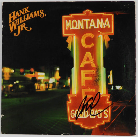 Hank Williams Jr JSA Signed Autograph Album Record Vinyl Montana Cafe