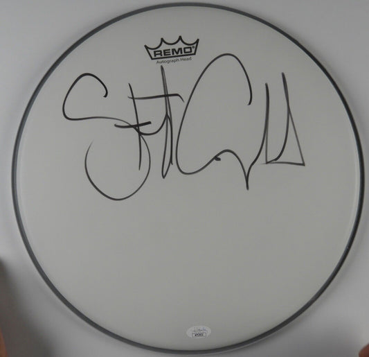 Stewart Copeland The Police Autograph Signed Drumhead JSA COA 14"