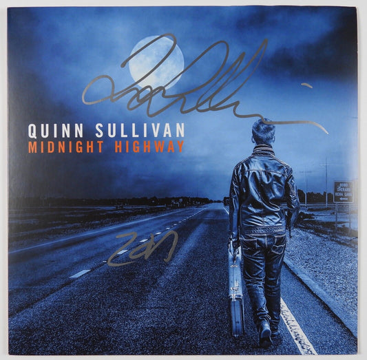 Quinn Sullivan Midnight Highway Signed Autograph JSA  Album Vinyl Record