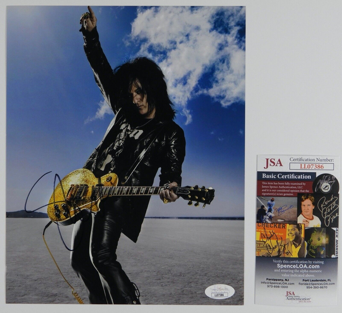 Steve Stevens JSA Signed Autograph Photo 8 x 10 Billy Idol Guitarist