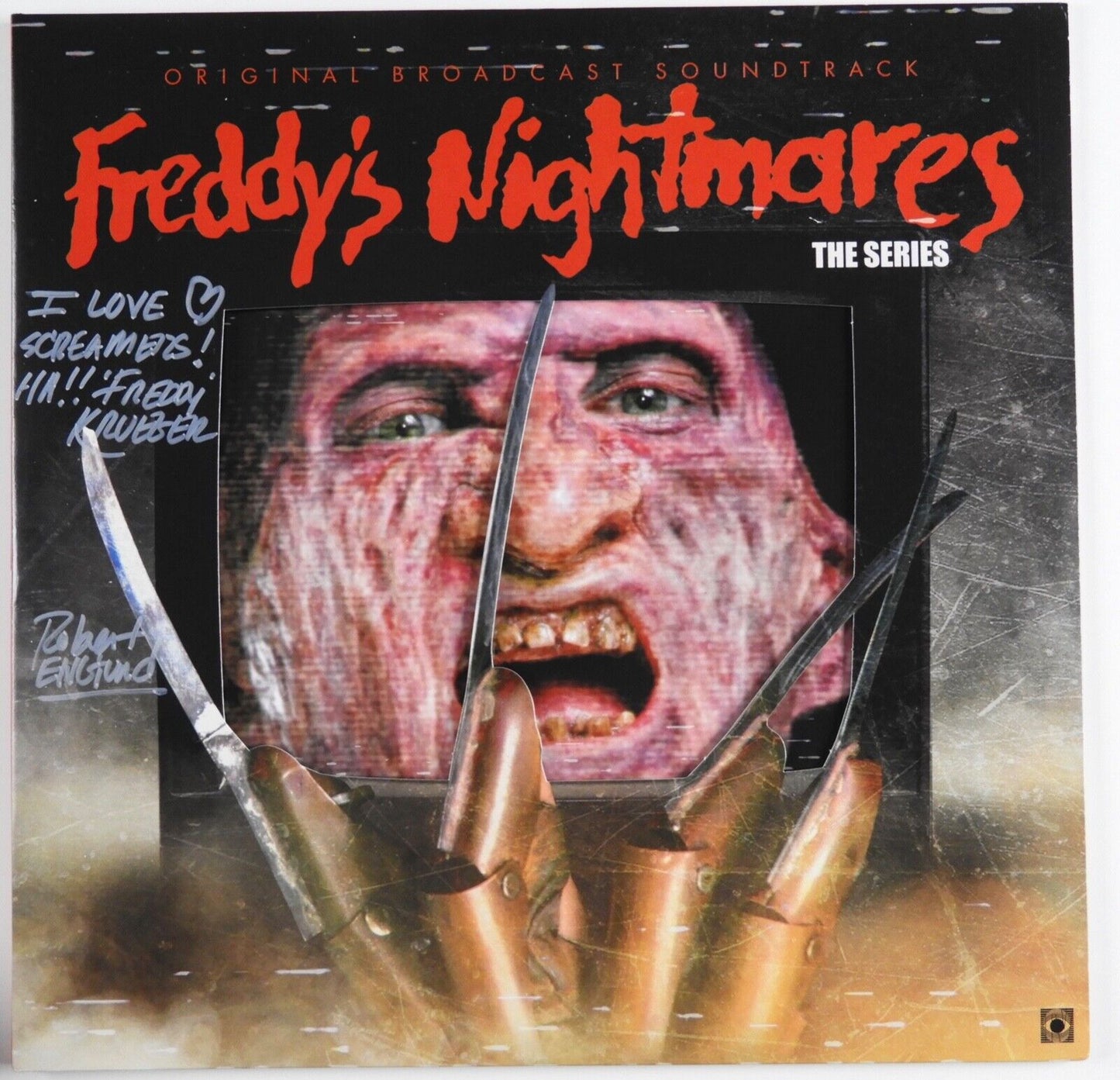 Freddy Krueger Robert Englund Signed Autograph Soundtrack Album Vinyl Nightmare